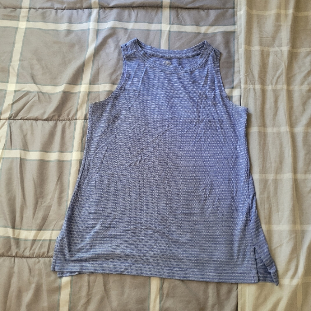 Blue Athletic Tank Top